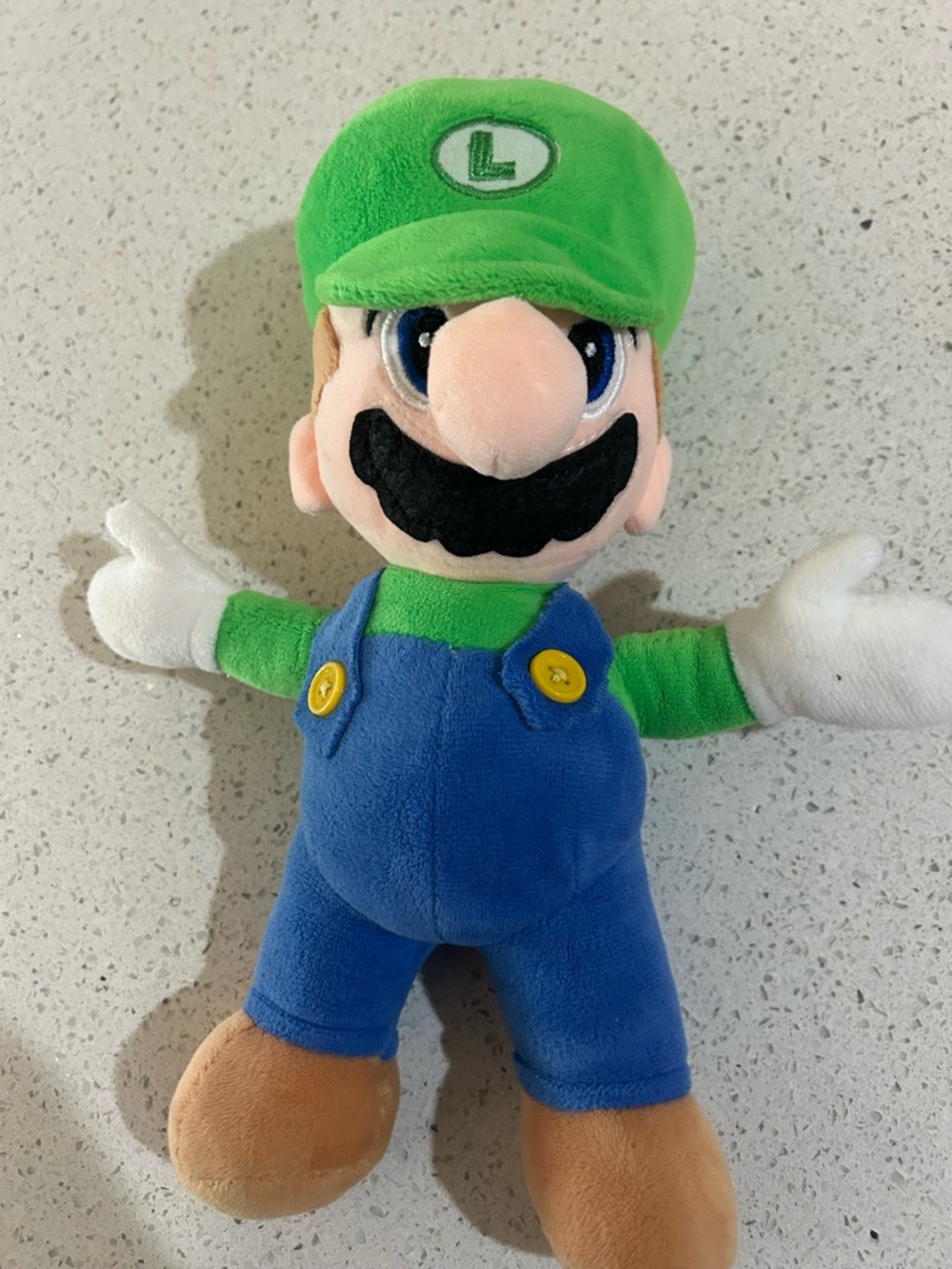 Nintendo Luigi Plush - Green Hat, Blue Overalls, White Gloves